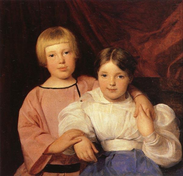 Ferdinand Georg Waldmuller Children china oil painting image
